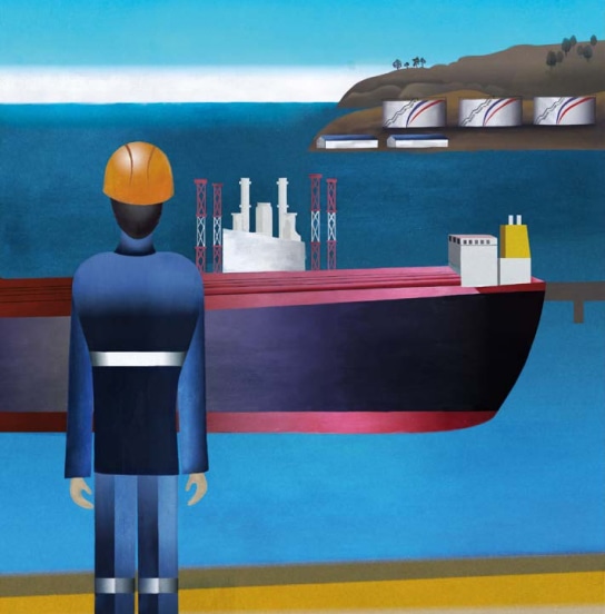 Танкер с нефтью уходит в рейс из порта Козьмино